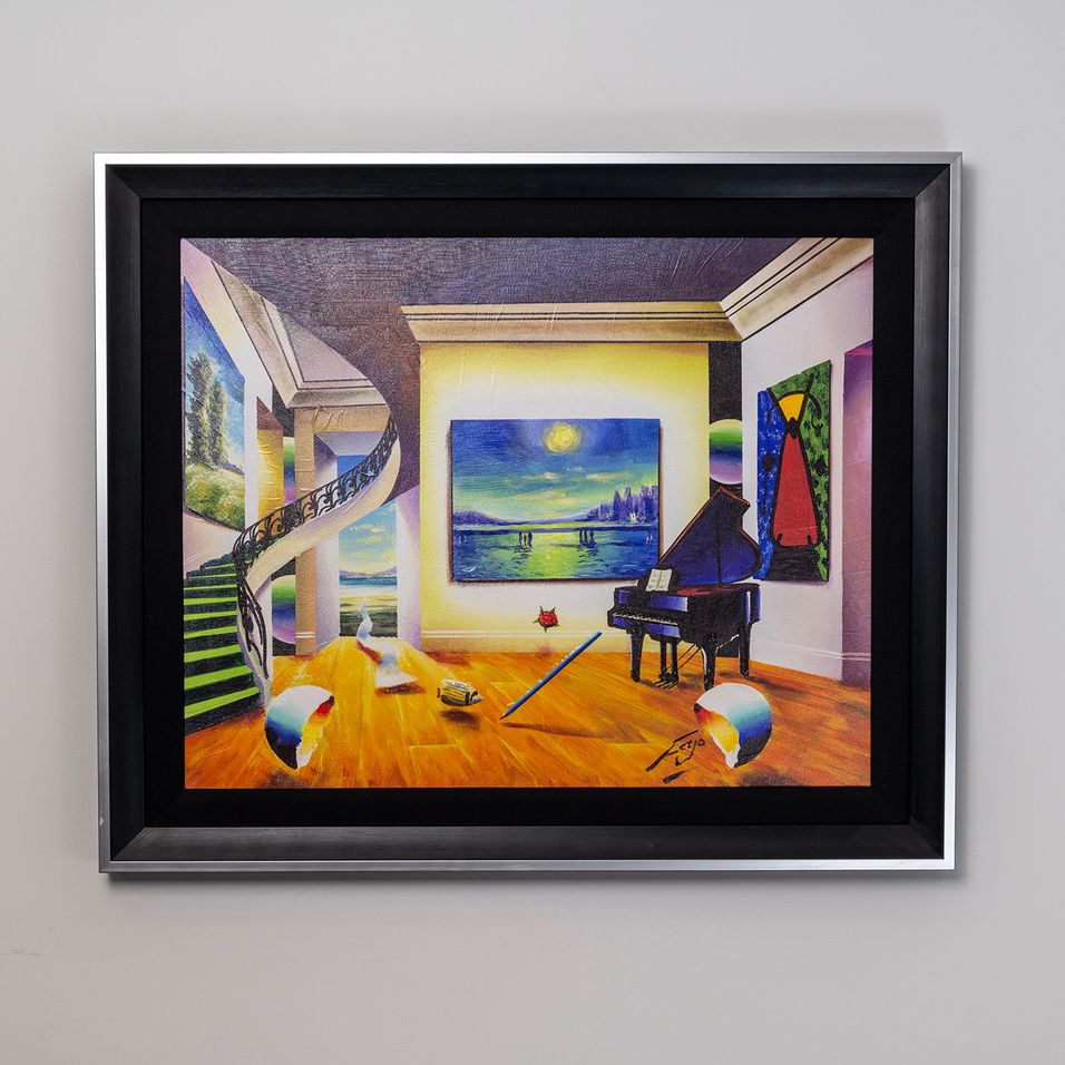 Piano Room with Miro