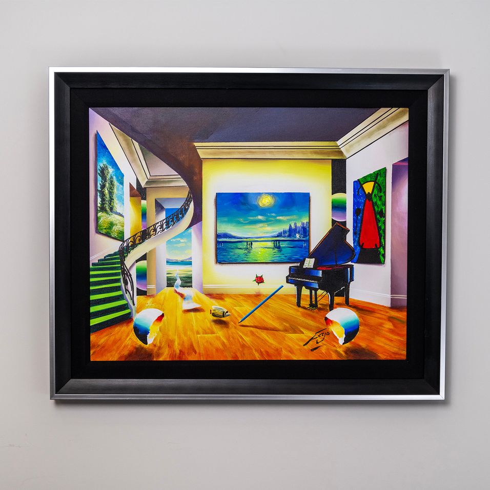 Piano Room with Miro